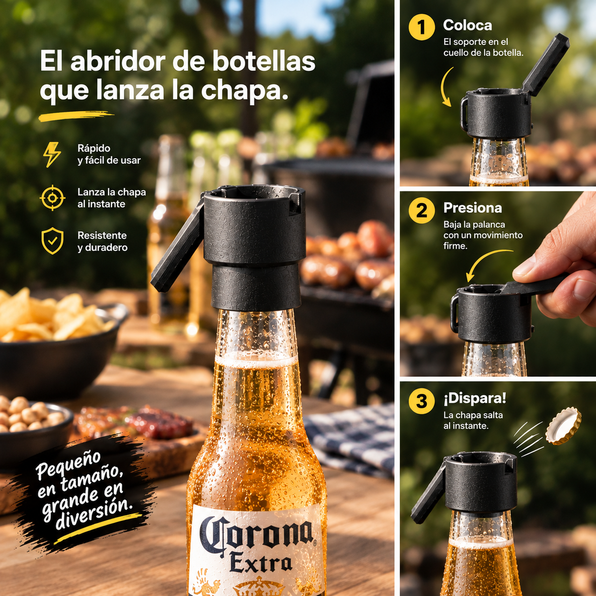 CAPSHOT — Abridor de Botellas